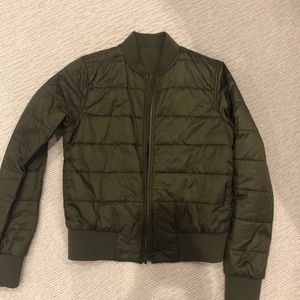 Lululemon Quilted Reversible Track Jacket - size 6
